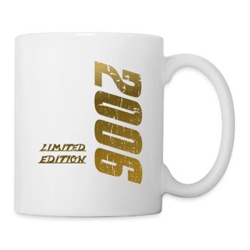 18e anniversaire Jeune fille 18 ans 2006 Drôle - Mug blanc - blanc - Droite