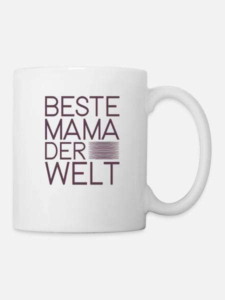 Beste Mama der Welt - Tasse - Weiß