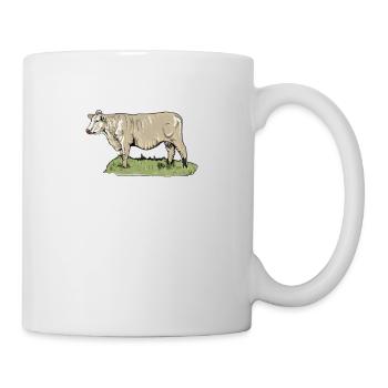 Charolais Rind I Frankreich Rinderzucht für - Tasse - Weiß - Rechts