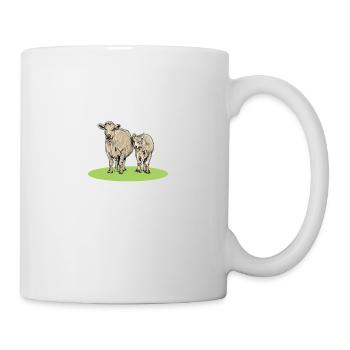 Charolais Rind I Frankreich Rinderzucht für - Tasse - Weiß - Rechts