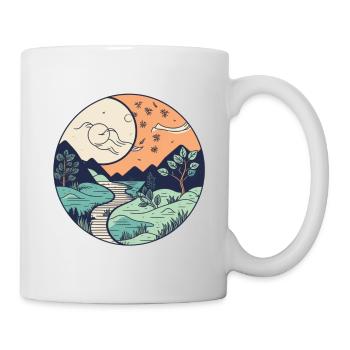 wonderful nature - Mug - white - Right