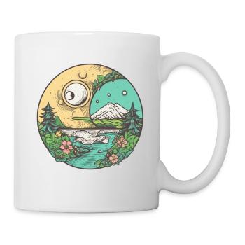 wonderful nature - Mug - white - Right