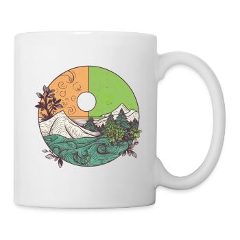 wonderful nature - Mug - white - Right