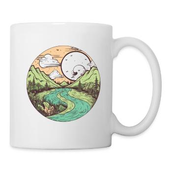 wonderful nature - Mug - white - Right