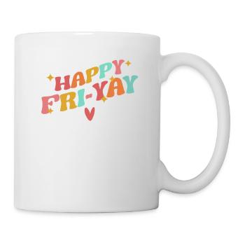 Joyeux Friyay Ven-Yay Friday Lover Funny - Mug blanc - blanc - Droite