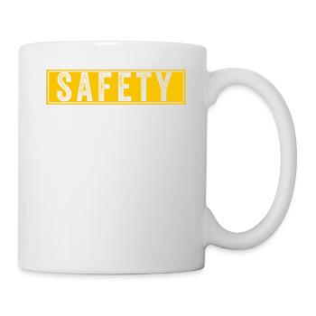 Safety First Just Kidding Coffee First - Mug - white - Right