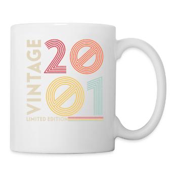 20ème anniversaire Millésime 2001 Légendaire depuis 2001 - Mug blanc - blanc - Droite