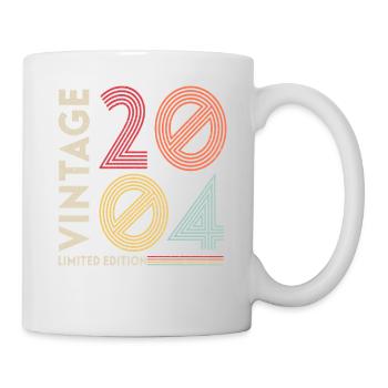 Vintage 2004 anniversaire 18 ans pour être génial - Mug blanc - blanc - Droite