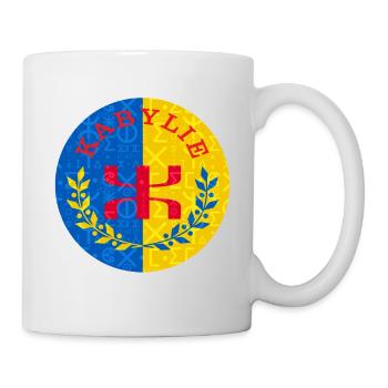 Drapeau Kabylie - écriture tifinagh - Mug blanc - blanc - Droite