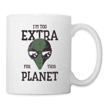 Alien Extrovert Extraterrestrial Beings Cool Alien - Mug - white - Right