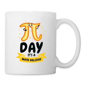 Pi Day Math Holiday Pi Symbol Number - Mug blanc - blanc - Droite