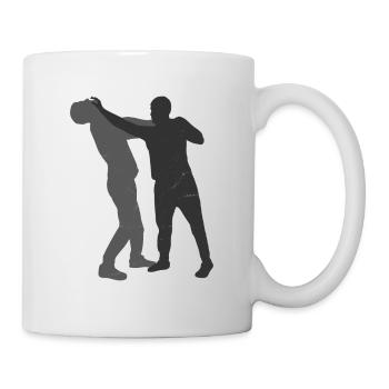 Israelischer Kampfsport Krav Maga - Tasse - Weiß - Rechts