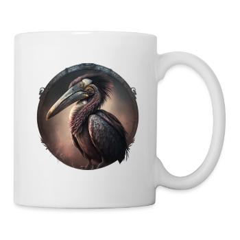 Schuhschnabel - Tasse - Weiß - Rechts