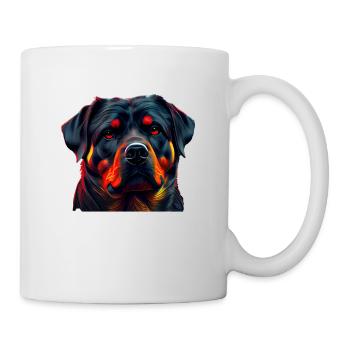 Rottweiler Hund Hunde Welpe Hundehalter Rottweiler - Tasse - Weiß - Rechts