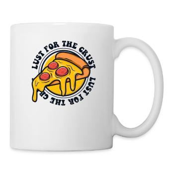 Lust For The Crust Pizza Plateau Pizza Four à pizza - Mug blanc - blanc - Droite
