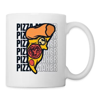 Fabricant de pizza Four à pizza Plateau à pizza Fabricant de pizza - Mug blanc - blanc - Droite