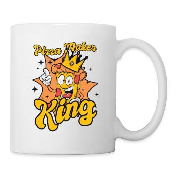 Pizza Maker King Pizza Pizza Tray Pizza Oven - Mug - white - Right