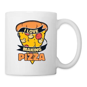 J’adore faire pizza four pizza pizza plateau pizza - Mug blanc - blanc - Droite