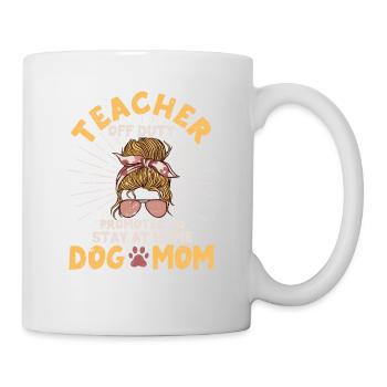 Un enseignant en congé devient un chien de maison - Mug blanc - blanc - Droite