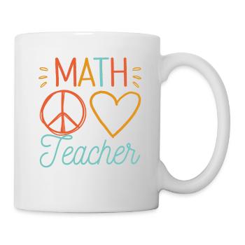 Équipe de professeurs de mathématiques Entraîneur d’équipe Mathématiques Retour - Mug blanc - blanc - Droite