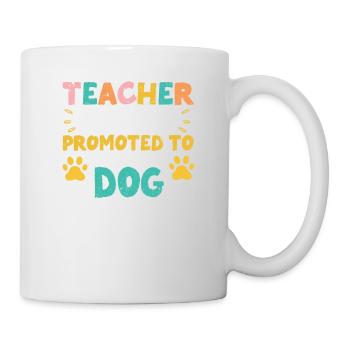 Un enseignant en congé devient un chien de maison - Mug blanc - blanc - Droite