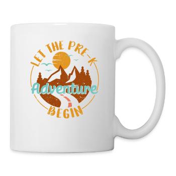 L’aventure des enfants d’âge préscolaire peut commencer - Mug blanc - blanc - Droite