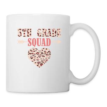 5th Grade Squad Teacher Fifth Student Team Back - Mug - white - Right