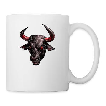 Red-eyed bull bull stocks stock market - Mug - white - Right