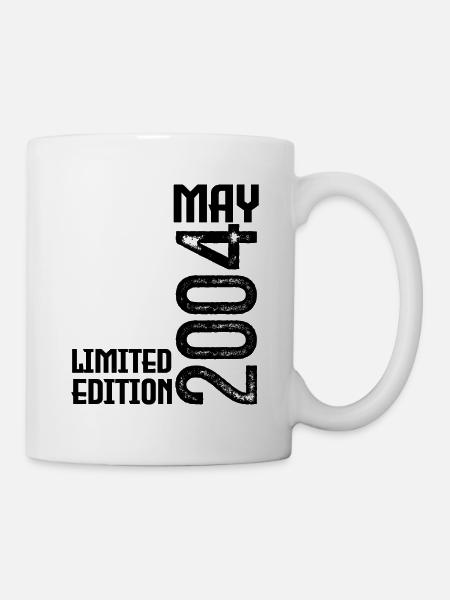 Cadeau may 2004. anniversary may 2004. Mai 2004. - Mug blanc - blanc