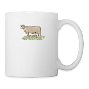 Charolais Rind I Frankreich Rinderzucht für - Tasse - Weiß - Rechts