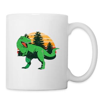 Abuelosaurio Rex I Funny Grandpa T-Rex - Tasse - Weiß - Rechts