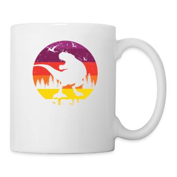 Abuelosaurio Rex I Funny Grandpa T-Rex - Tasse - Weiß - Rechts