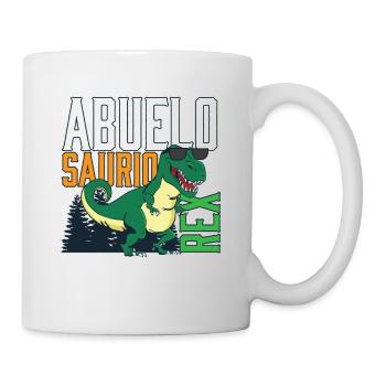 Abuelosaurio Rex I Funny Grandpa T-Rex - Tasse - Weiß - Rechts