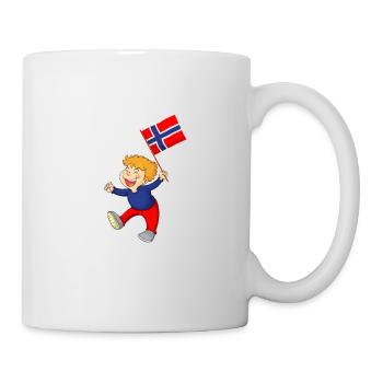 Mein Traum Norwegen Urlaub Skandinavien - Tasse - Weiß - Rechts