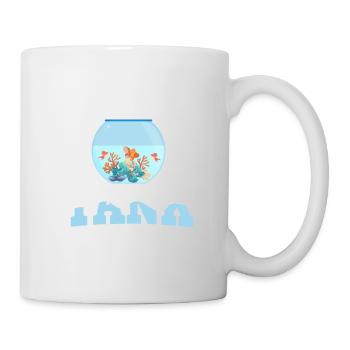 Juste un réservoir de plus que je promets au propriétaire de l’aquarium Fish K - Mug blanc - blanc - Droite