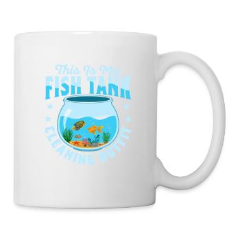 Ceci est ma tenue de nettoyage d’aquarium Aquarium Owne - Mug blanc - blanc - Droite