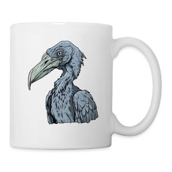 Schuhschnabel - Tasse - Weiß - Rechts