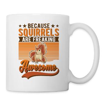 Écureuil Cadeau Écureuil Gris Écureuil - Mug blanc - blanc - Droite