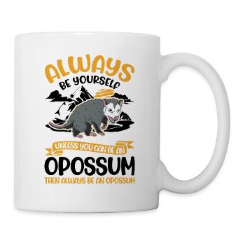 Opossum Cadeau Marsupial Opossum - Mug blanc - blanc - Droite