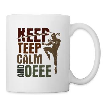 Thaiboxen Muay Thai - Tasse - Weiß - Rechts