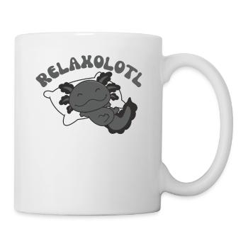 Relaxolotl Axolotl lovers sweet animals relax - Mug - white - Right