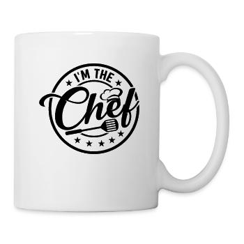 I'm The Chef Cook Chef Restaurant Kitchen Cook Hat - Tasse - Weiß - Rechts