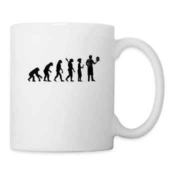 Chef Evolution Chef Cuisinier Cuisine professionnelle - Mug blanc - blanc - Droite