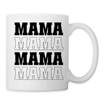 Mama Family Lover - Mother Day - Tasse - Weiß - Rechts