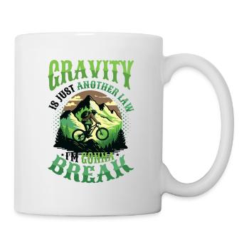 Mountain Bike Dirt Jumping - Mug - white - Right