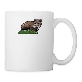 Stone marten I house marten game hunting motif for hunters - Mug - white - Right