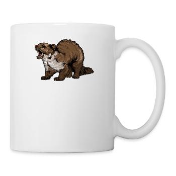 Stone marten I house marten game hunting motif for hunters - Mug - white - Right