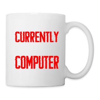 Je suis actuellement absent de mon ordinateur 2 - Mug blanc - blanc - Droite