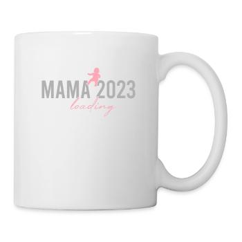 Chargement Mama 2023 - Mug blanc - blanc - Droite