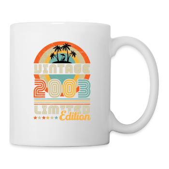 2003 Vintage Rétro Cadeau D’annive - Mug blanc - blanc - Droite